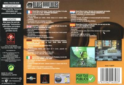 Blues Brothers 2000 - Box - Back Image
