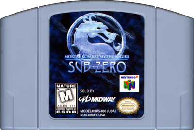 Mortal Kombat Mythologies: Sub-Zero - Cart - Front Image