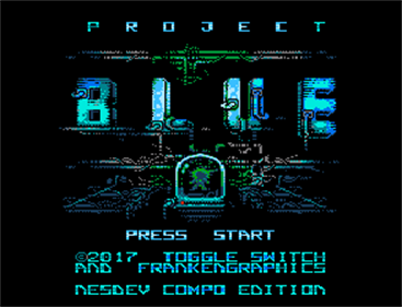 Project Blue - Screenshot - Game Title Image