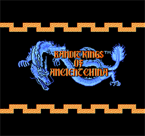 Bandit Kings of Ancient China - Screenshot - Game Title Image