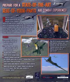 Luftwaffe Commander: WWII Combat Flight Simulator - Box - Back Image