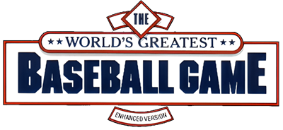 The World's Greatest Baseball Game - Clear Logo Image