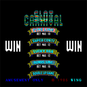 Slot Carnival - Screenshot - Game Title Image