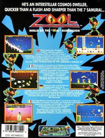 Zool: Ninja of the 'Nth' Dimension - Box - Back Image