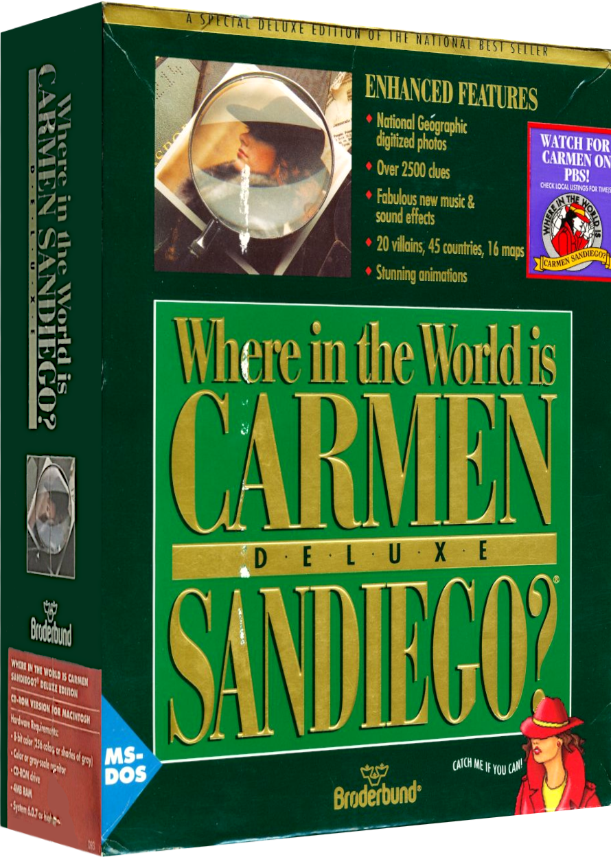 Where In The World Is Carmen Sandiego Deluxe Edition Details Launchbox Games Database 6445