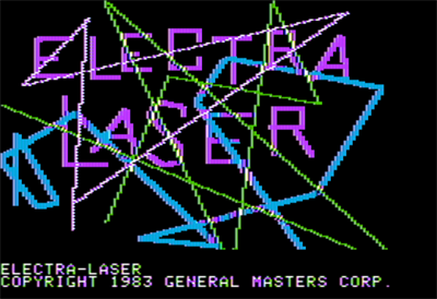 Electra Laser - Screenshot - Game Title Image