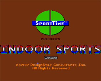 Superstar Indoor Sports - Screenshot - Game Title Image