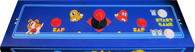 Pac-Man & Chomp Chomp - Arcade - Control Panel Image