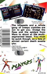 Killapede - Box - Back Image