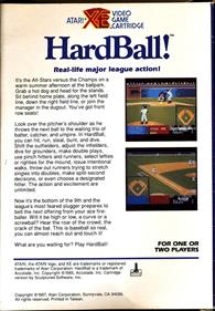 HardBall! - Box - Back Image