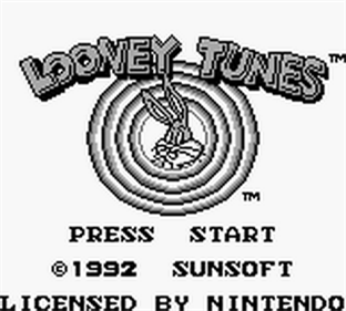 Looney Tunes - Screenshot - Game Title Image
