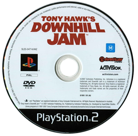 Tony Hawk's Downhill Jam - Disc Image