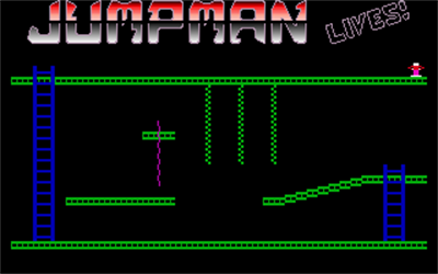 Jumpman Lives! - Screenshot - Game Title Image