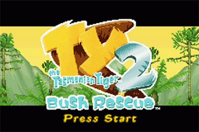 Ty the Tasmanian Tiger 2: Bush Rescue - Screenshot - Game Title Image