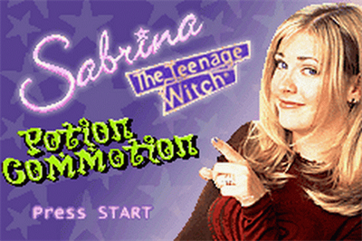 Sabrina the Teenage Witch: Potion Commotion - Screenshot - Game Title Image