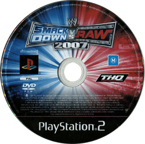 WWE SmackDown vs. Raw 2007 - Disc Image