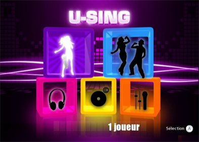 U-Sing - Screenshot - Game Title Image