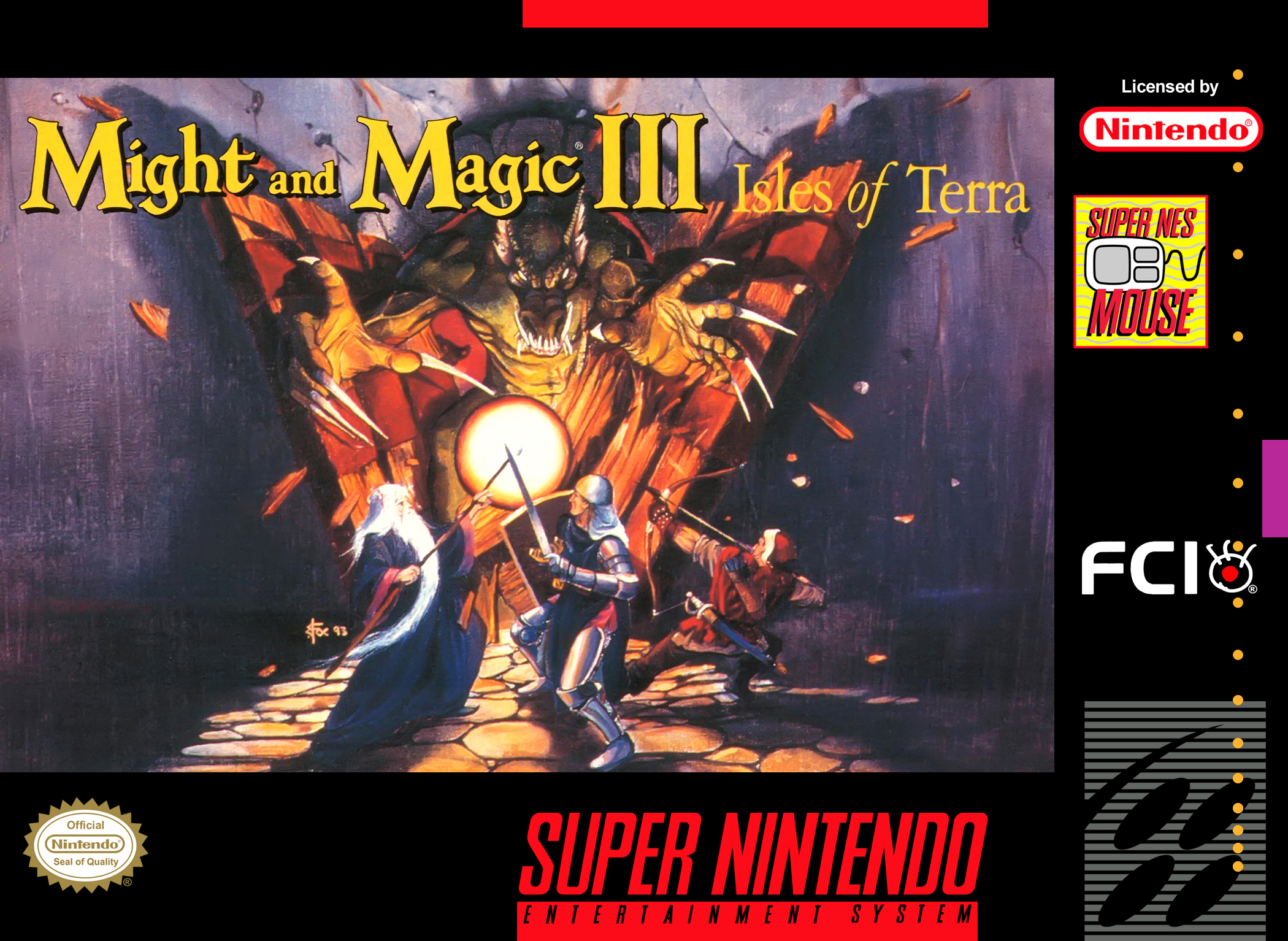 download might and magic 3 snes