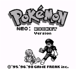 Pokémon Neo: Rocket Edition - Screenshot - Game Title Image