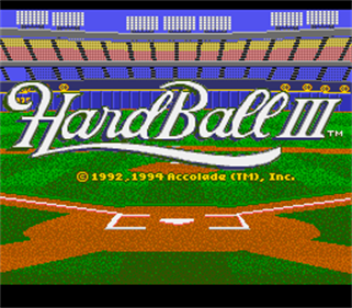 HardBall III - Screenshot - Game Title Image