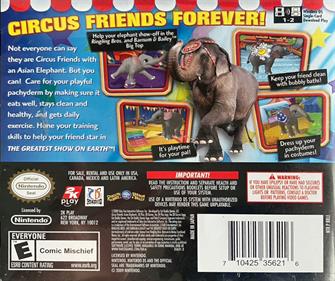 Ringling Bros. and Barnum & Bailey: Circus Friends: Asian Elephants - Box - Back Image