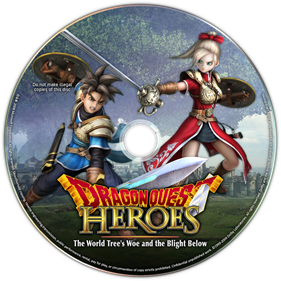 Dragon Quest Heroes - Fanart - Disc Image