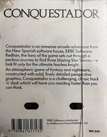 Conquestador - Box - Back Image