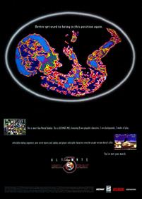 Ultimate Mortal Kombat 3 - Advertisement Flyer - Front Image