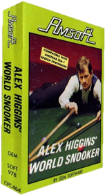 Alex Higgins' World Snooker - Box - 3D Image