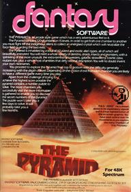 The Pyramid - Advertisement Flyer - Front Image