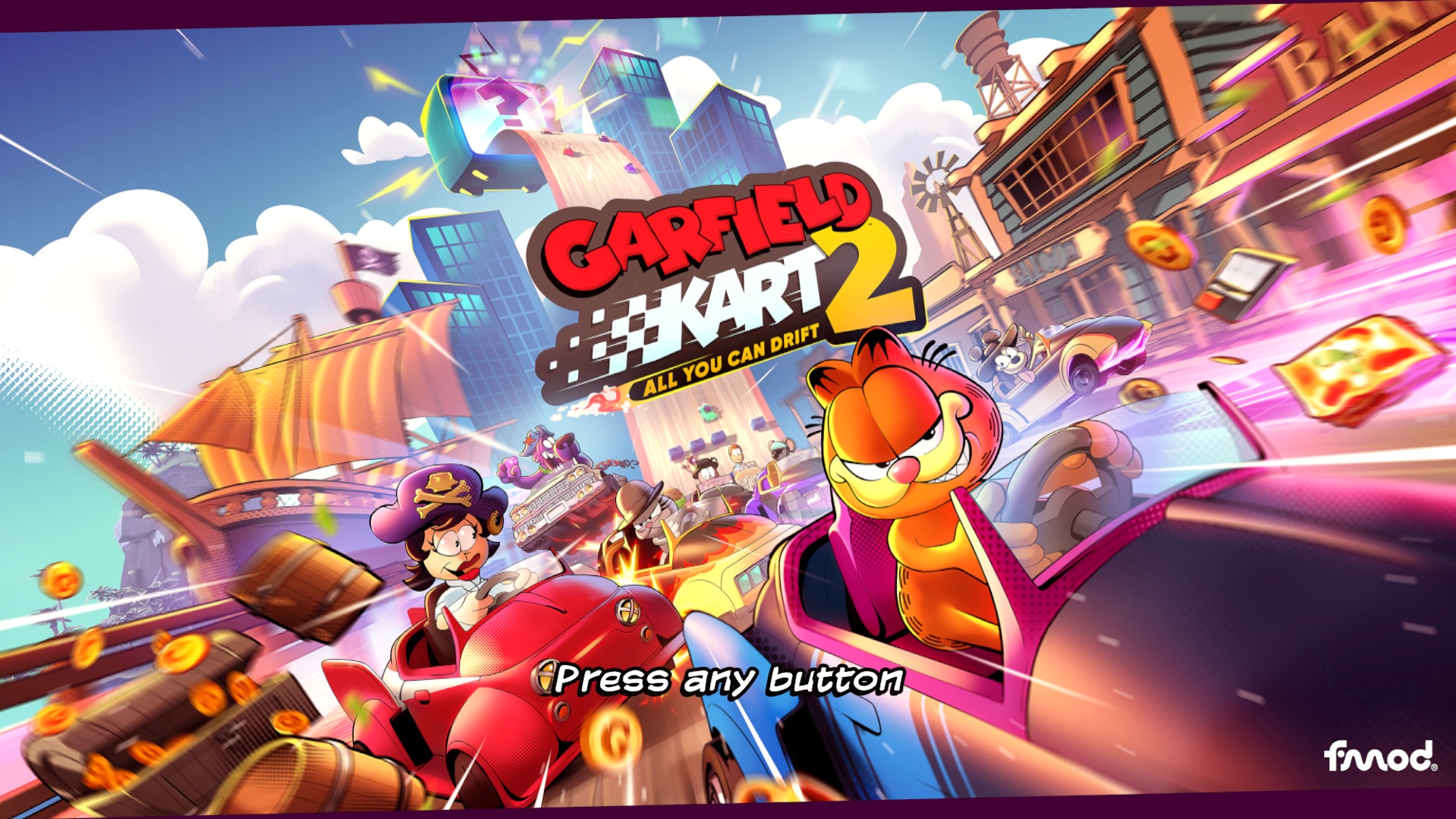 Garfield Kart 2: All You Can Drift