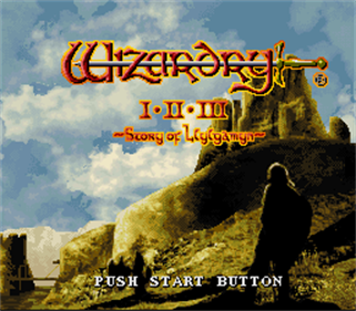 Wizardry I-II-III: Story of Llylgamyn - Screenshot - Game Title Image