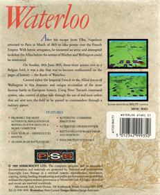 Waterloo - Box - Back Image