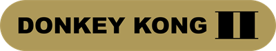 Donkey Kong II - Clear Logo Image