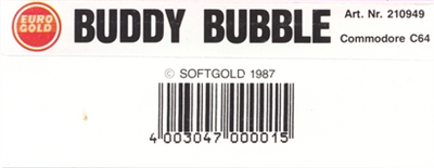 Buddy Bubble - Box - Back Image