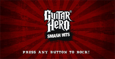Guitar Hero: Smash Hits - Screenshot - Game Title Image