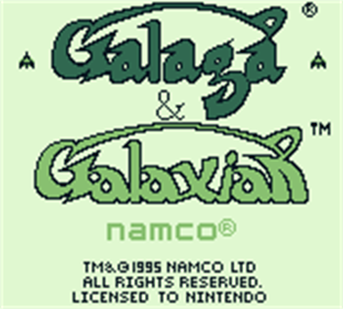 Arcade Classic No. 3: Galaga / Galaxian - Screenshot - Game Title Image