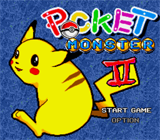 Pocket Monsters II - Screenshot - Game Title Image