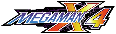 Mega Man X4 - Clear Logo Image