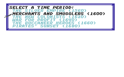 Sid Meier's Pirates! - Screenshot - Game Select Image