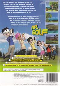 Mr. Golf - Box - Back Image