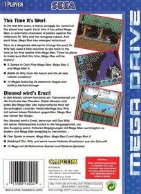 Mega Man: The Wily Wars - Box - Back Image