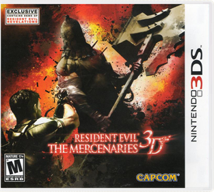 Resident Evil: The Mercenaries 3D - Box - Front - Reconstructed