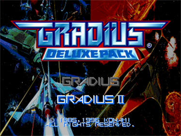 Gradius Deluxe Pack - Screenshot - Game Select Image