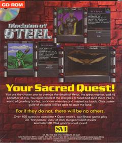 Disciples of Steel - Box - Back Image