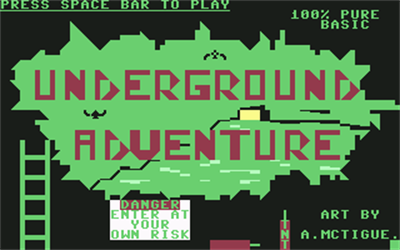 Underground Adventure - Screenshot - Game Title Image