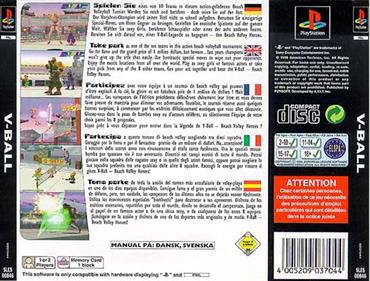 V-Ball: Beach Volley Heroes - Box - Back Image