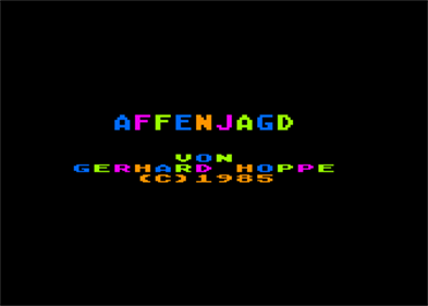 Affen Jagd - Screenshot - Game Title Image