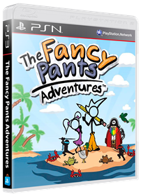 The Fancy Pants Adventures - Box - 3D Image