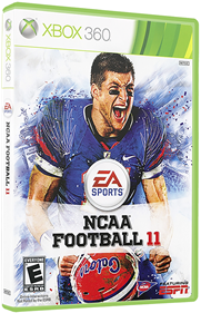 NCAA Football 11 - Box - 3D Image